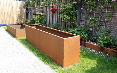 Cortenstaal plantenbakken Deurne – Rusty Metal